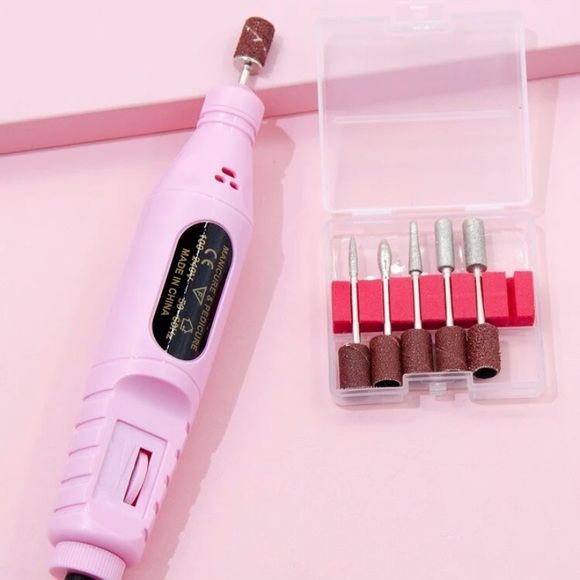 Accessories - Manicure Electric Nail File Pink